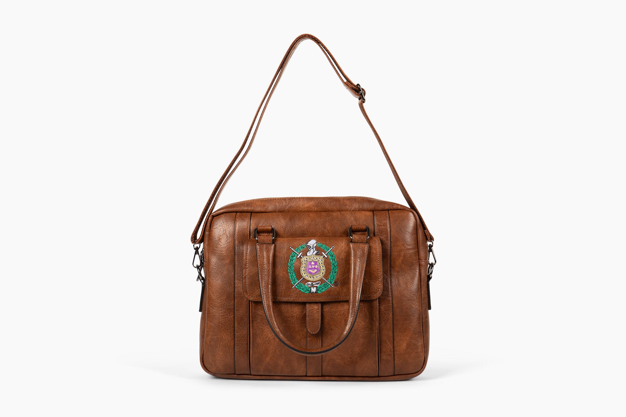 2025 Souvenir : Dr Moses C. Norman International Leadership Conference Leather Briefcase