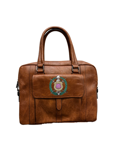 2025 Souvenir : Dr Moses C. Norman International Leadership Conference Leather Briefcase