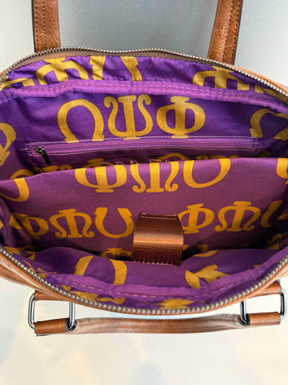 2025 Souvenir : Dr Moses C. Norman International Leadership Conference Leather Briefcase